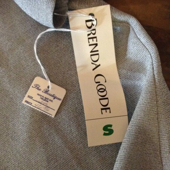 Brenda Goode Vintage Blouse S NWT Minimalist Classic Workwear Essential Pain - Picture 6 of 8